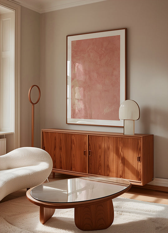 Blush Pink Distressed Texture (NEW) - Posterbox
