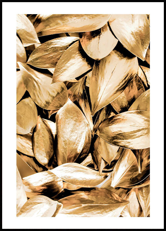 Poster mit goldenen Blättern - Posterbox.no
