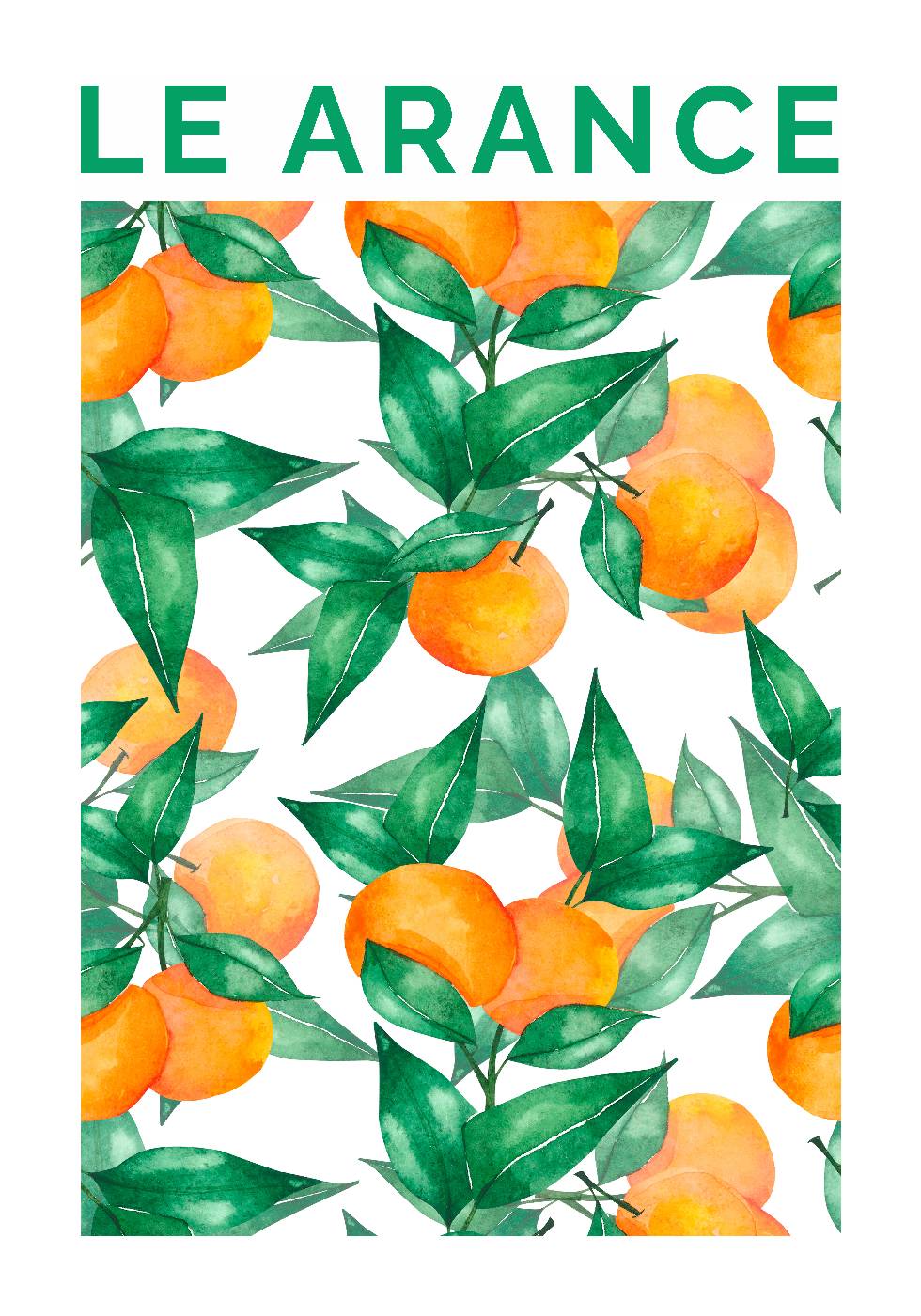 Orangen Poster - Posterbox.no