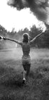 Wild And Smoke Hippie Girl Poster - Posterbox.no