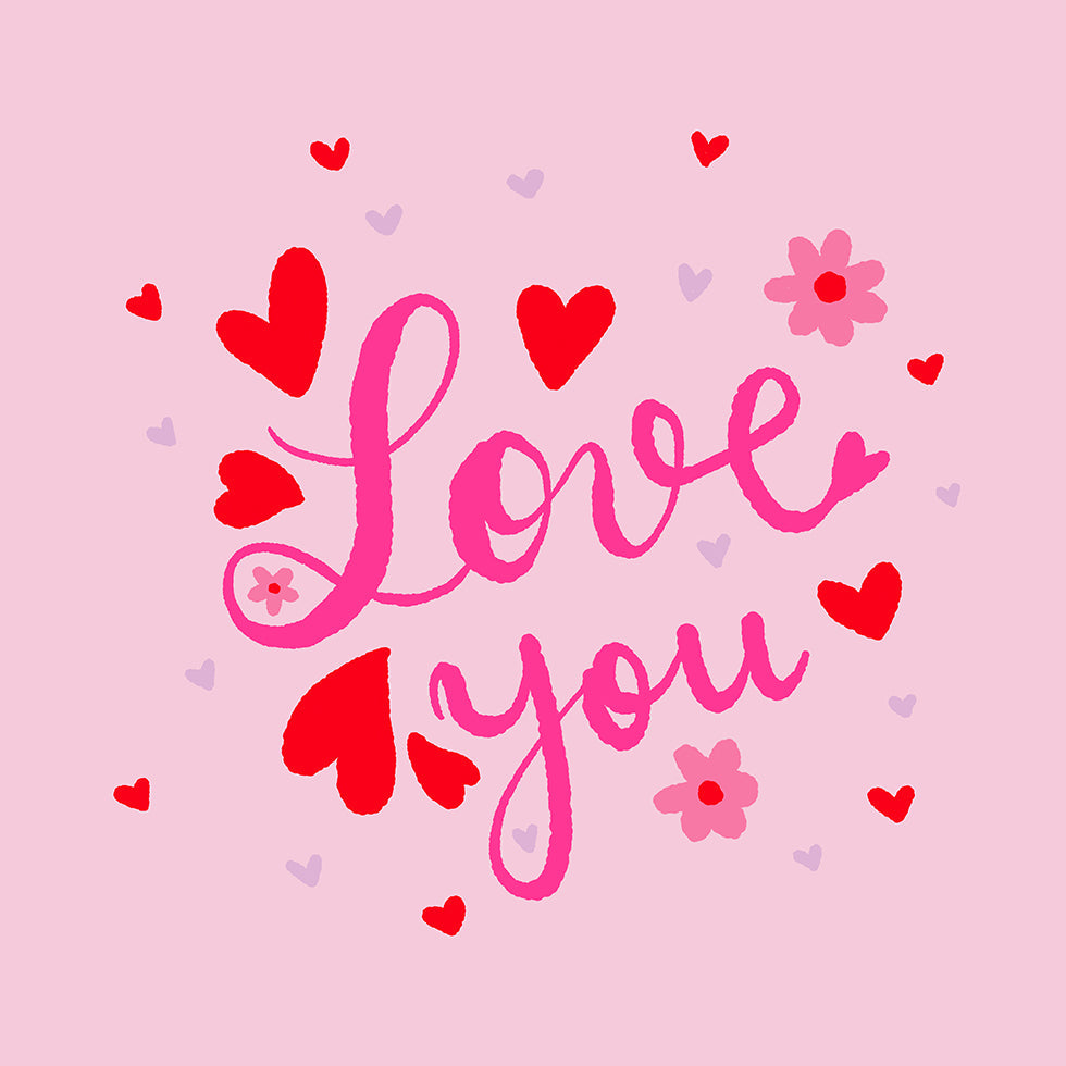 Hearts and Love Plakat - Posterbox
