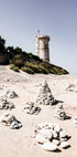 Französisches Strand-Leuchtturm-Poster - Posterbox.no