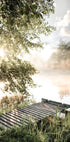 Poster „Nebliger Sommersee“ - Posterbox.no