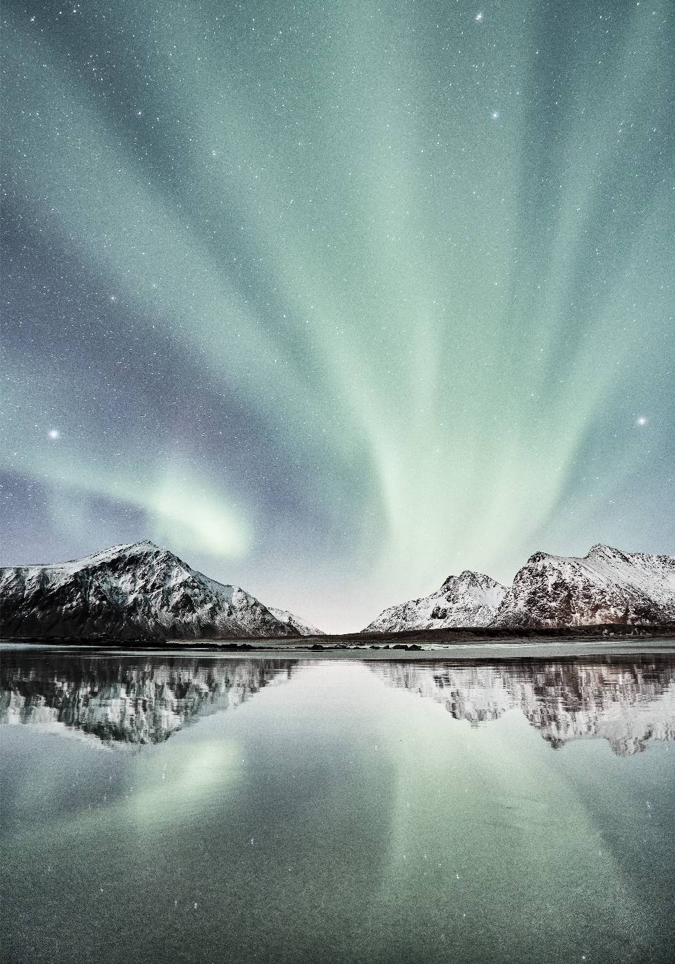 Nordlicht Aurora Borealis Poster - Posterbox.no