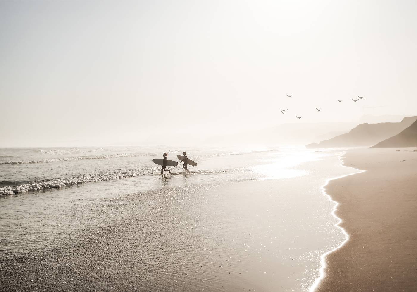 Calm Beach Surf Poster - Posterbox.no