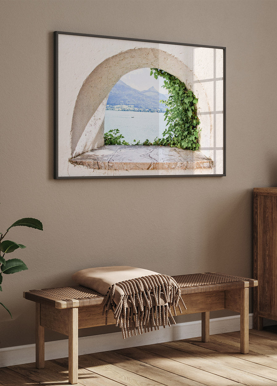 Poster „Meer durchs Fenster“ – Posterbox.no
