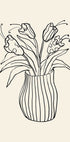 Vase Sketch Plakat - Posterbox