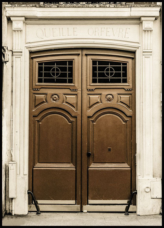 Poster „Haustür in Paris“ - Posterbox.no