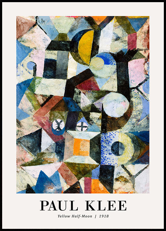 Gelber Halbmond 1918 von Paul Klee Poster - Posterbox.no