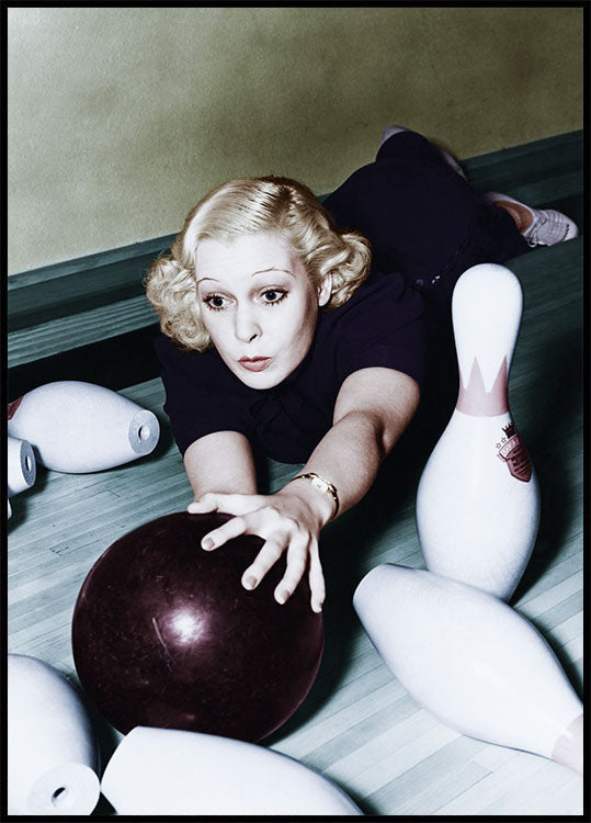 Bowling-Unfall-Poster - Posterbox.no
