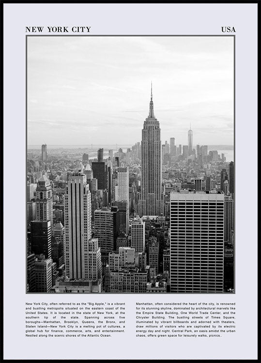 Das ist New York City Poster - Posterbox.no