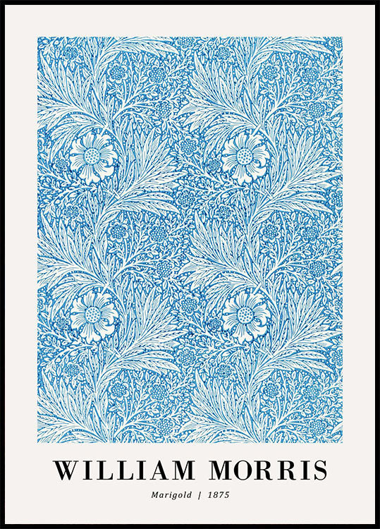 William Morris Marigold Pattern 1875 Poster - Posterbox.no
