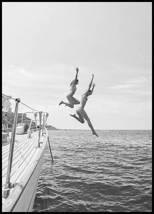 Ocean Jump Segelboot Poster - Posterbox.no