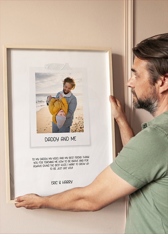 My Daddy Photo Personal Poster - Posterbox