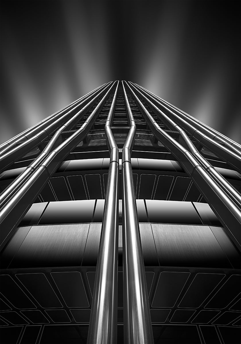 Lines on the skyscraper Plakat - Posterbox