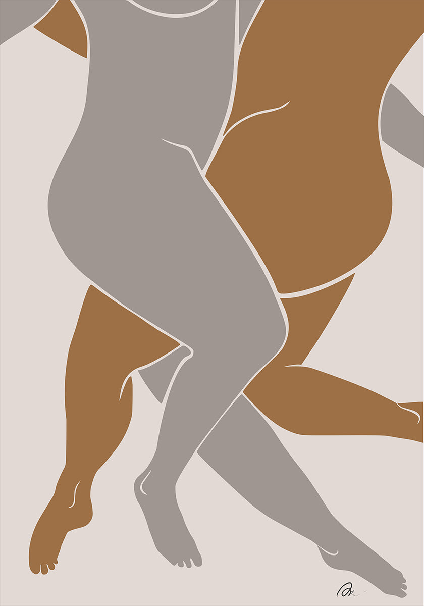 Lovers Beige - Posterbox