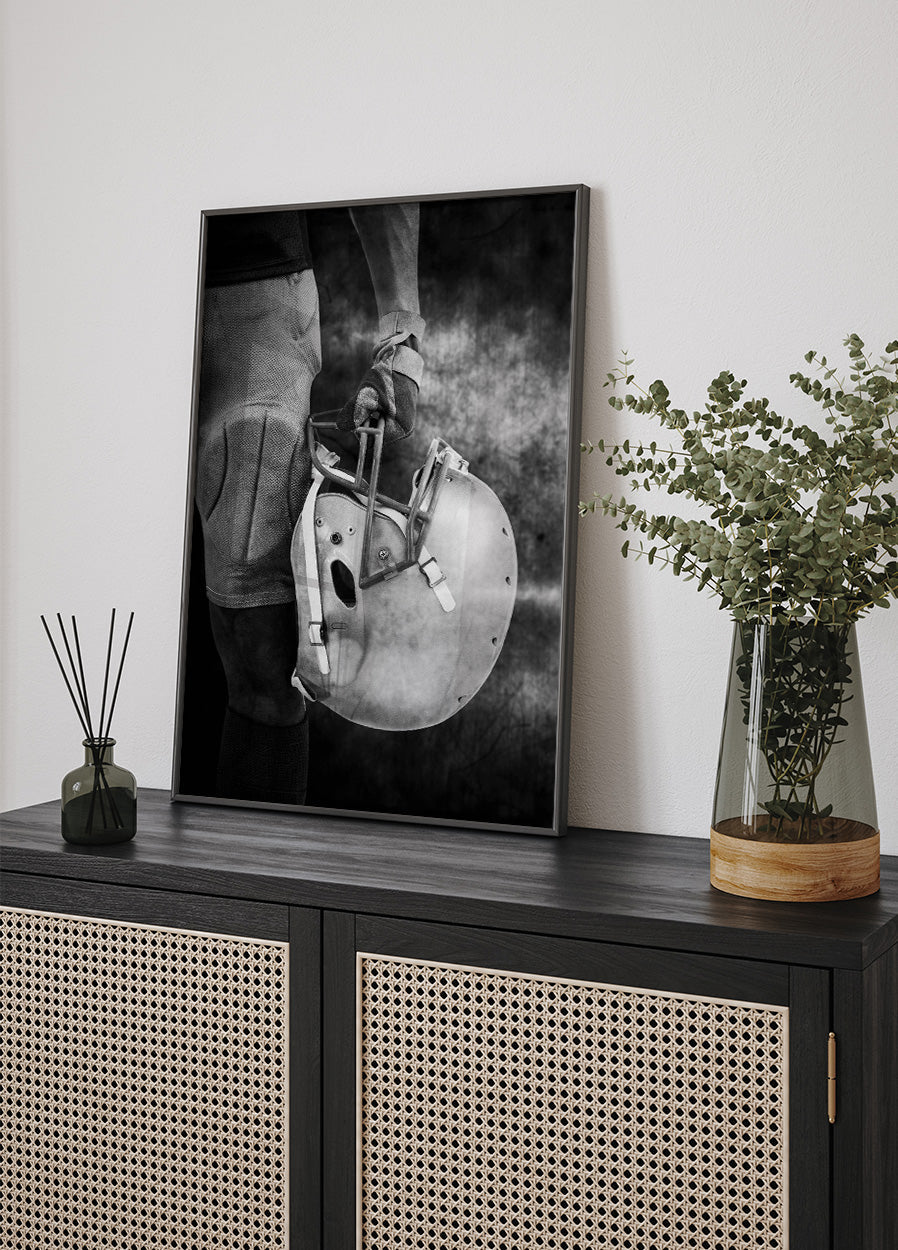 American-Football-Anzug-Poster - Posterbox.dk
