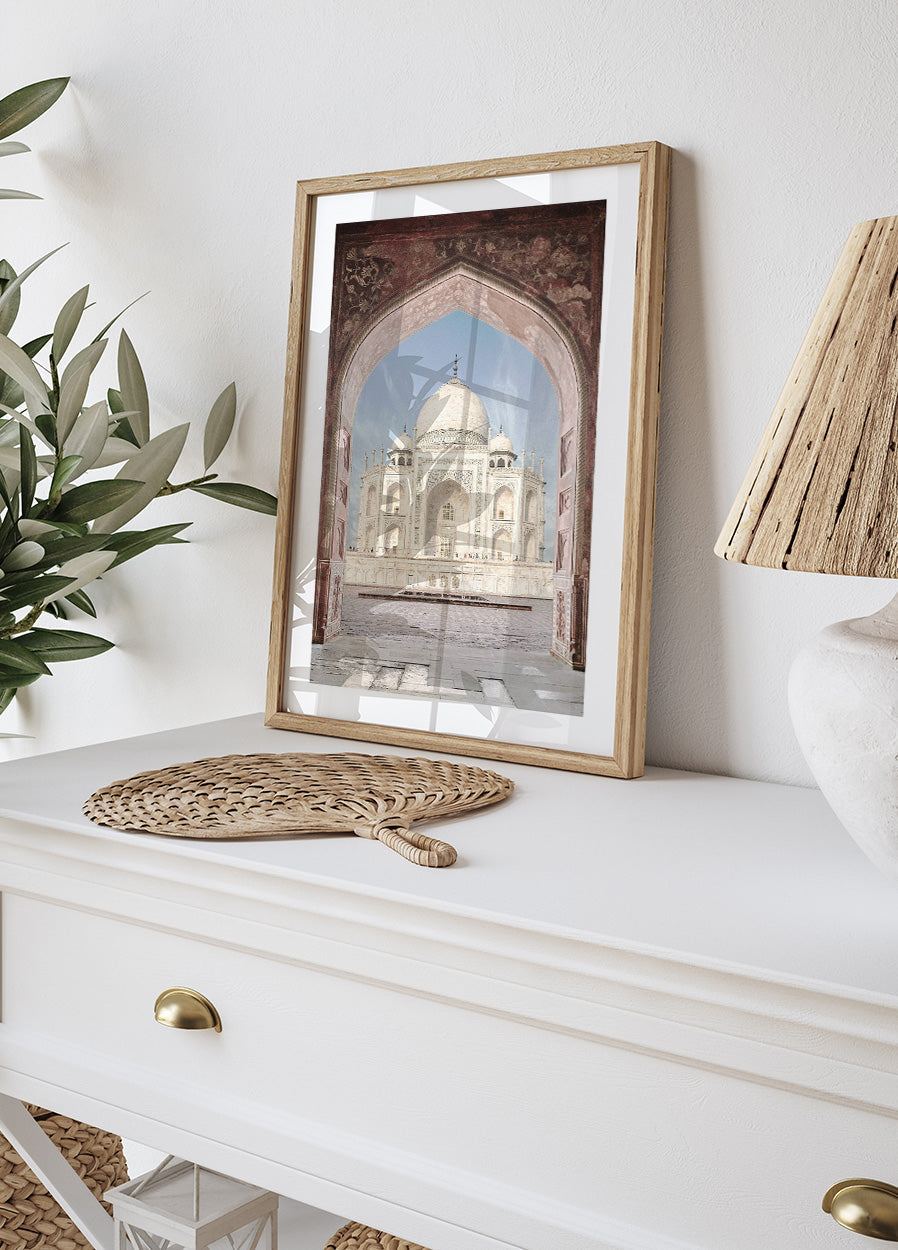 Taj Mahal Indien Agra Arc Poster - Posterbox.no