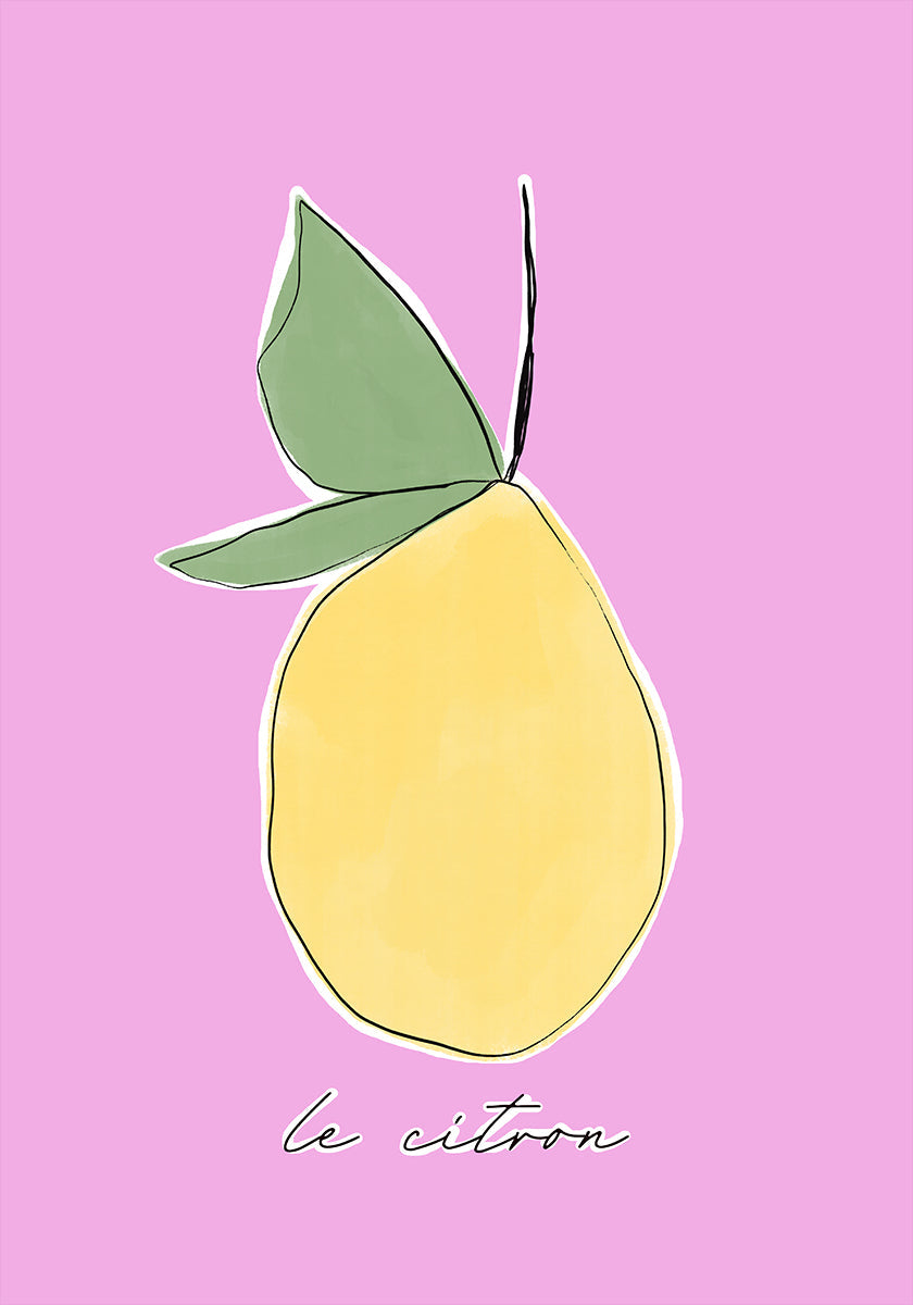 Citrus Delight Plakat - Posterbox