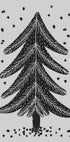Monochrome Pinefall Plakat - Posterbox