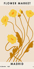 Flower Market. Madrid Plakat - Posterbox