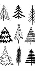 Christmas Trees 3 Plakat - Posterbox
