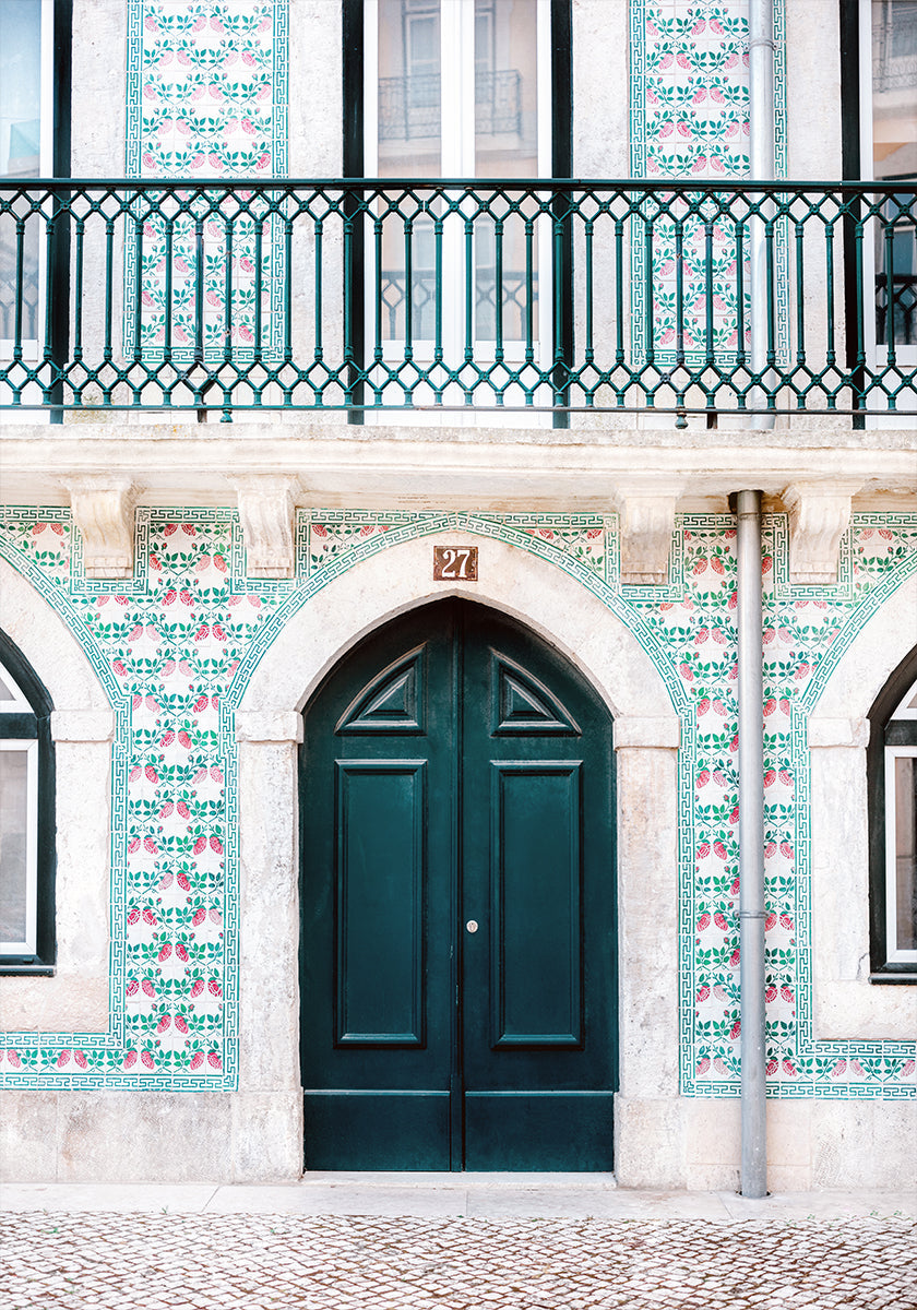Lisbon Door Plakat - Posterbox