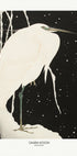 Heron In The Snow Plakat - Posterbox