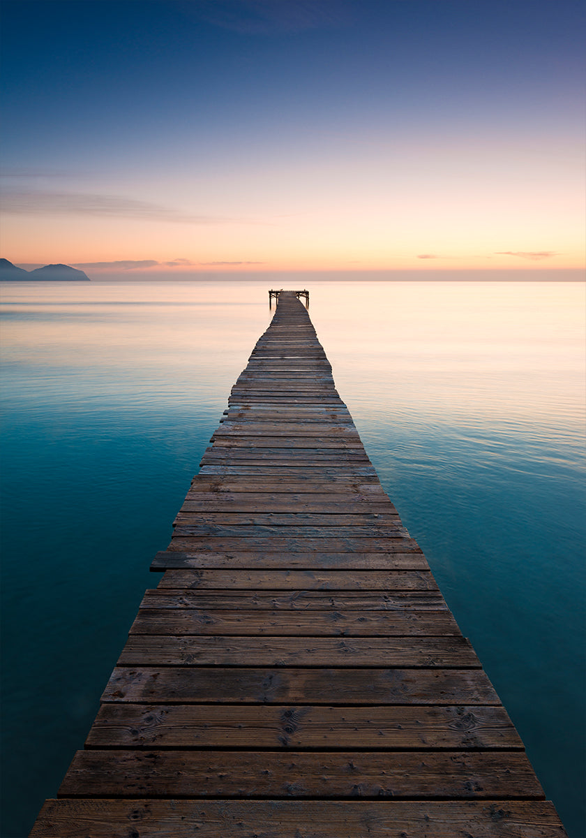 Blue Jetty Plakat - Posterbox