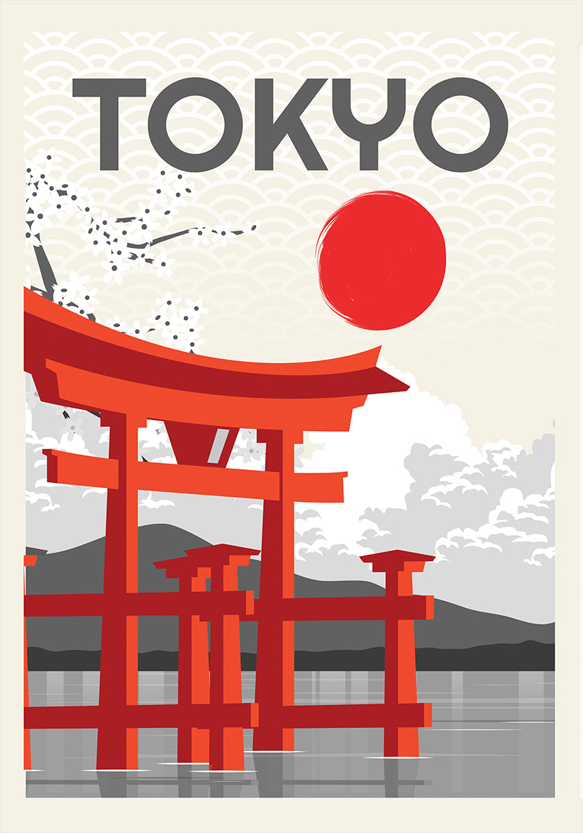 Tokyo Sun Plakat - Posterbox