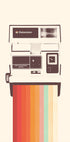 Instant Camera Rainbow Plakat - Posterbox