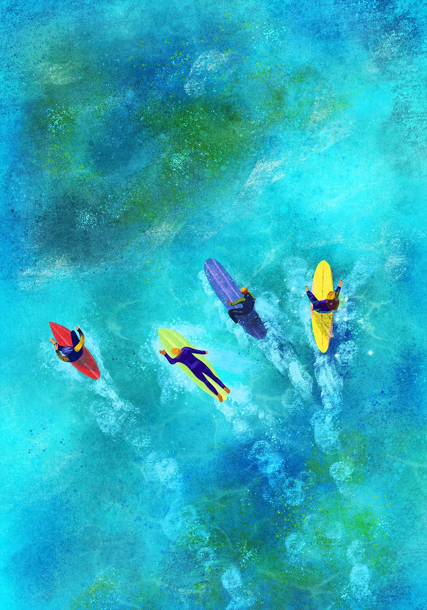 Surfer Dudes Plakat - Posterbox