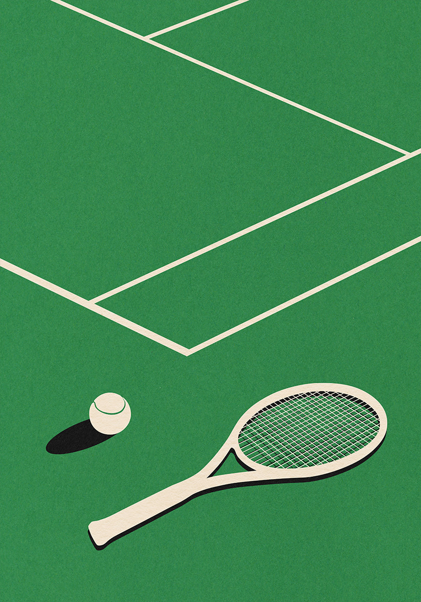 Rosi Feist Lawn Tennis Club Plakat - Posterbox