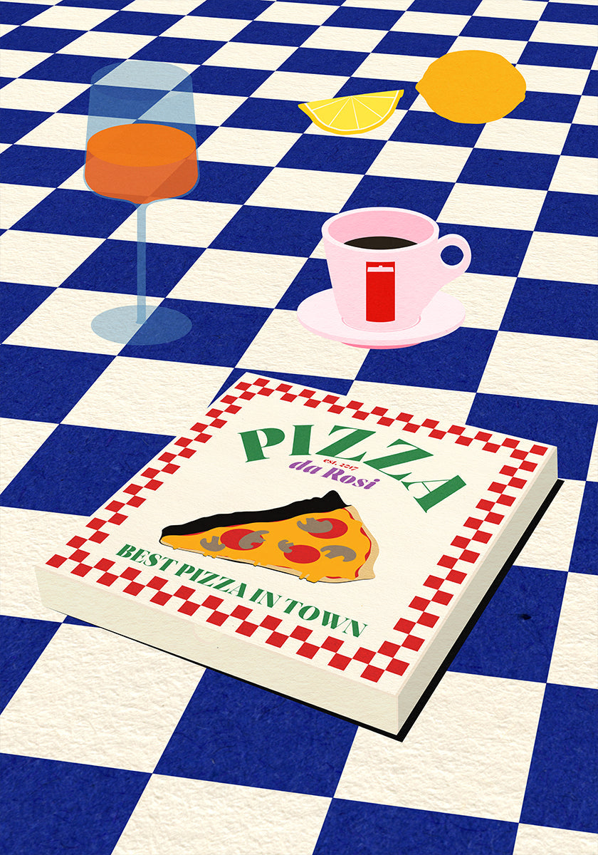 The Italian Menu Plakat - Posterbox