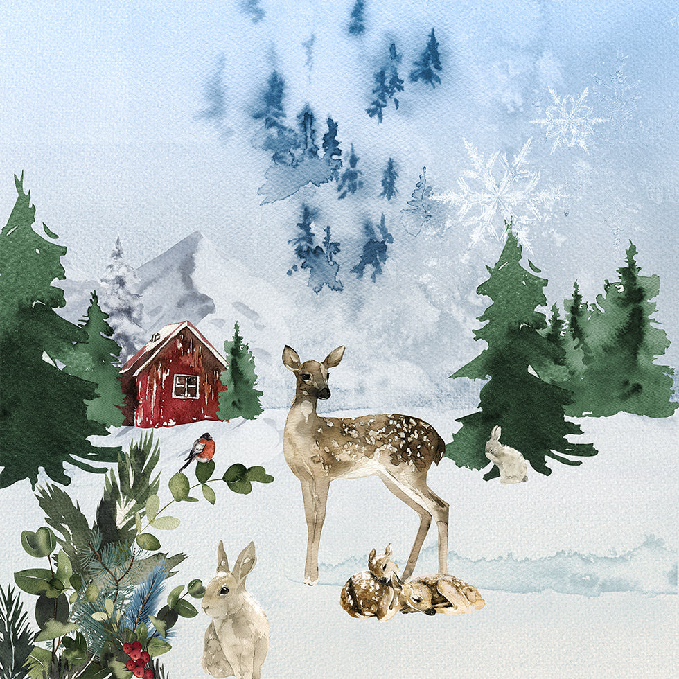 Woodland Winter Tale Plakat - Posterbox