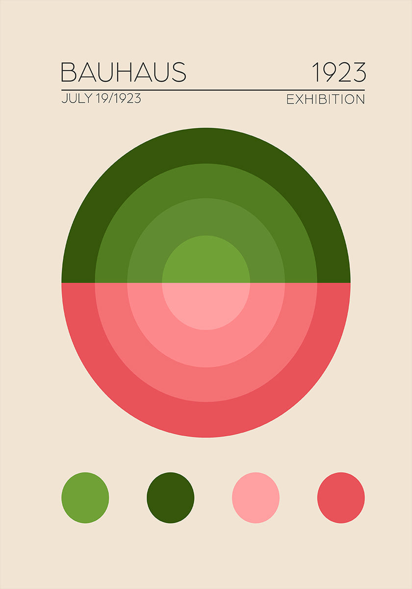 Geometric Harmony Plakat - Posterbox