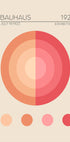 Bauhaus Circles Plakat - Posterbox