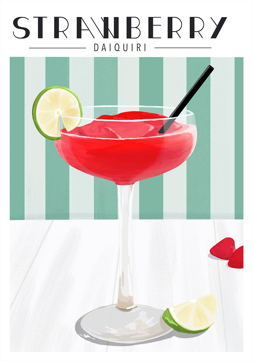 Strawberry Daiquiri Plakat - Posterbox