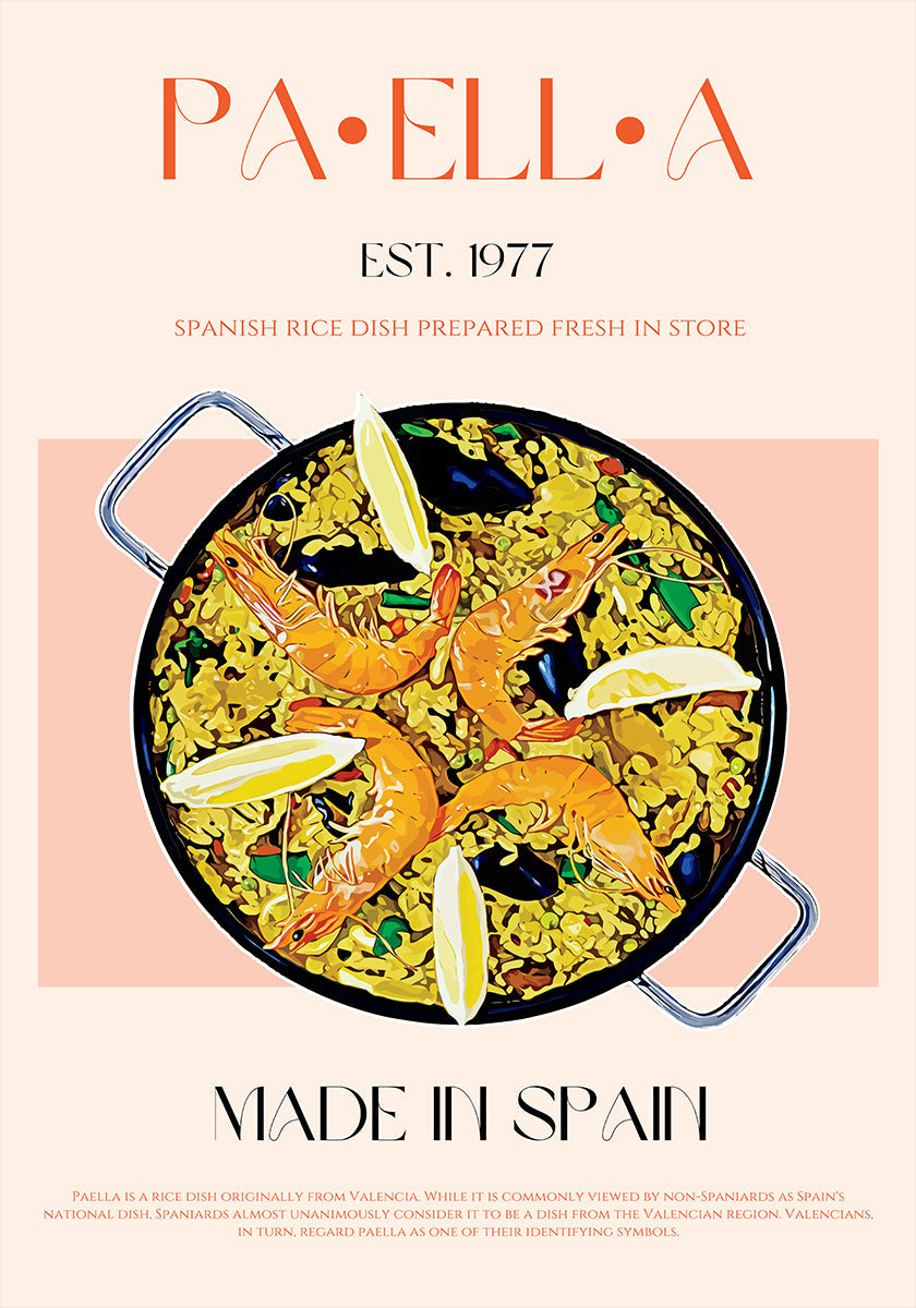 Paella Perfection Plakat - Posterbox