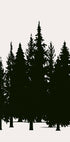 Tannenwald (dark) Plakat - Posterbox