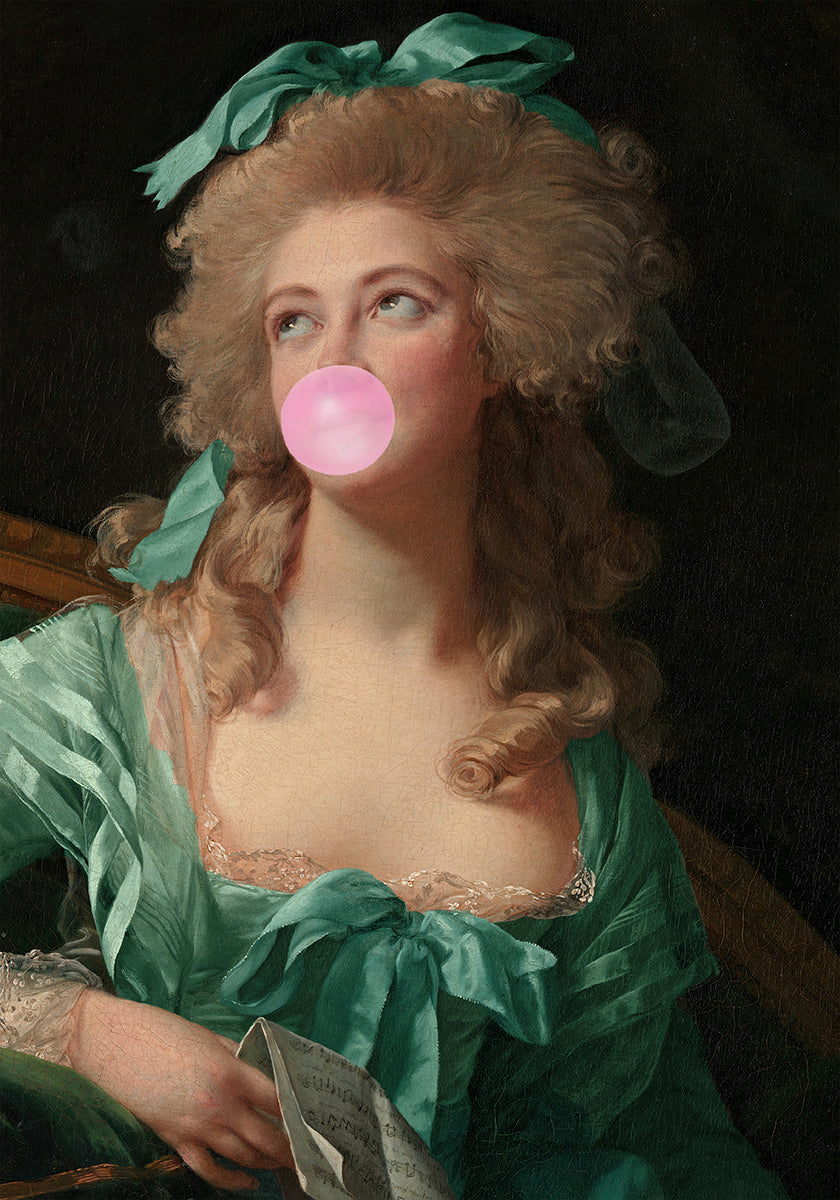 Madame Bubble-Gum Plakat - Posterbox