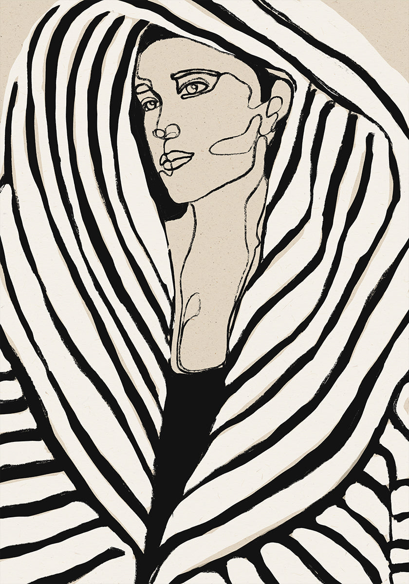Striped Elegance - Posterbox