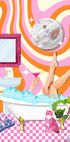Groovy Bathtub Bliss - Posterbox
