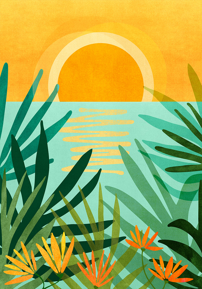 Peaceful Tropics Plakat - Posterbox