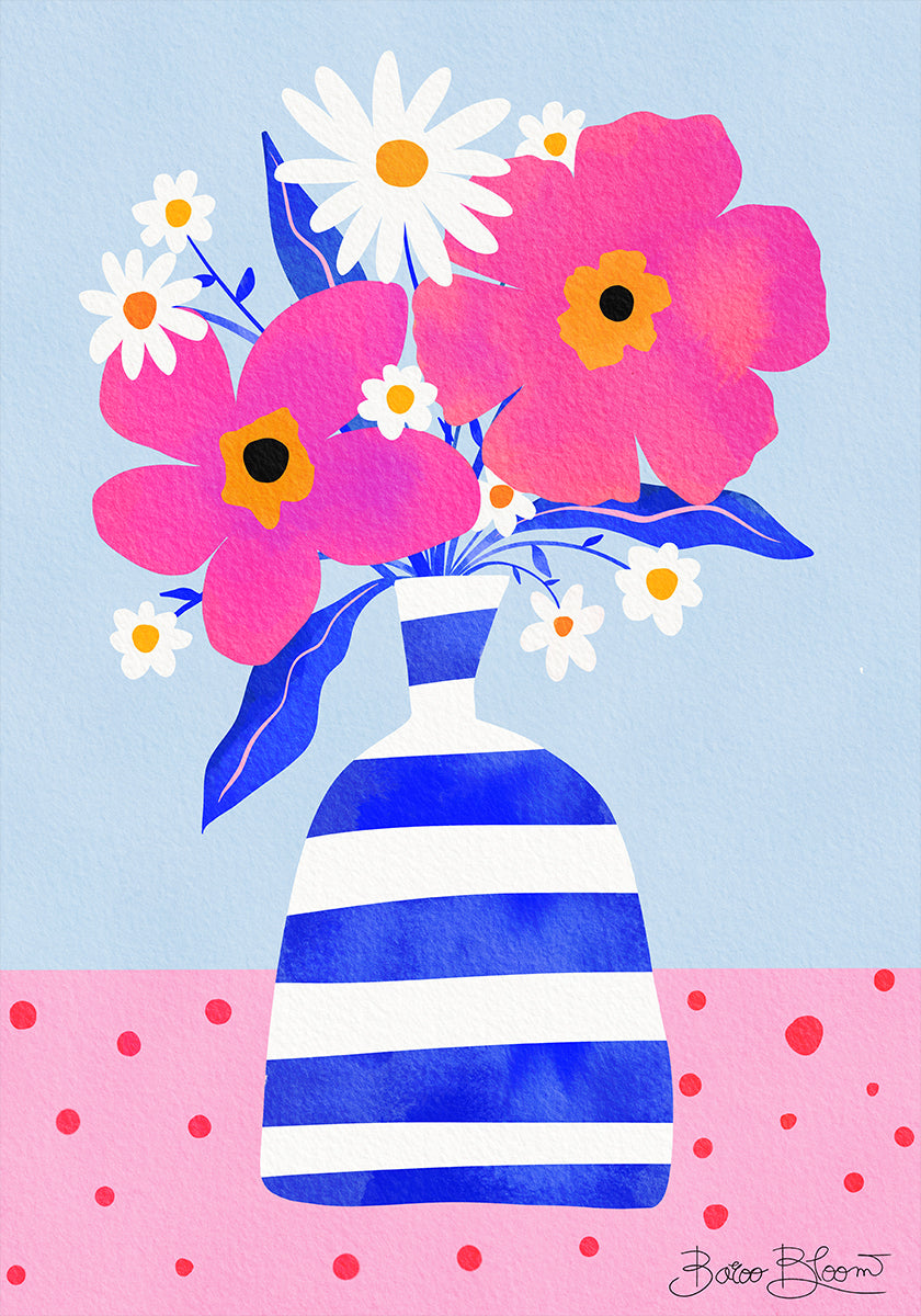 Maximalist Flower Vase - Posterbox