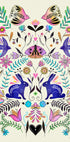 Colorful Folk Art Illustration Plakat - Posterbox