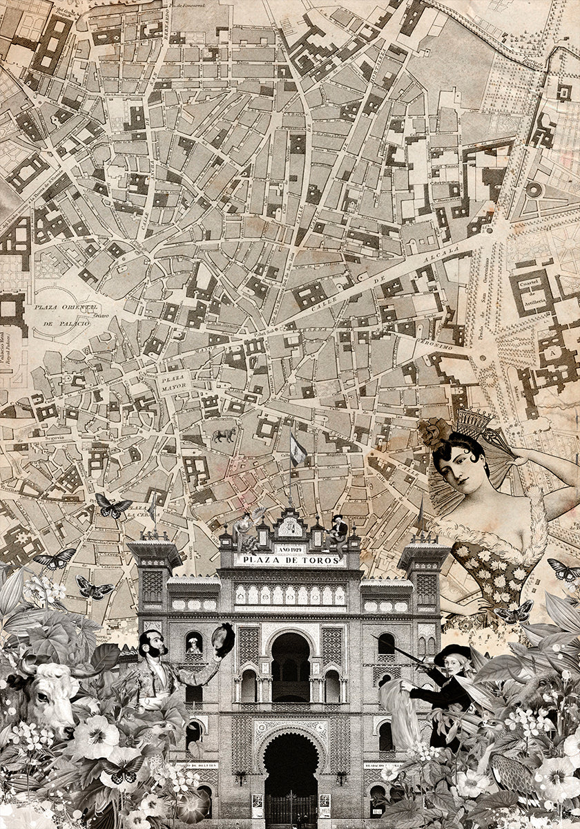 Madrid (City Breaks) Plakat - Posterbox