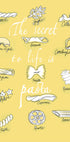 The Secret To Life Is Pasta Plakat - Posterbox