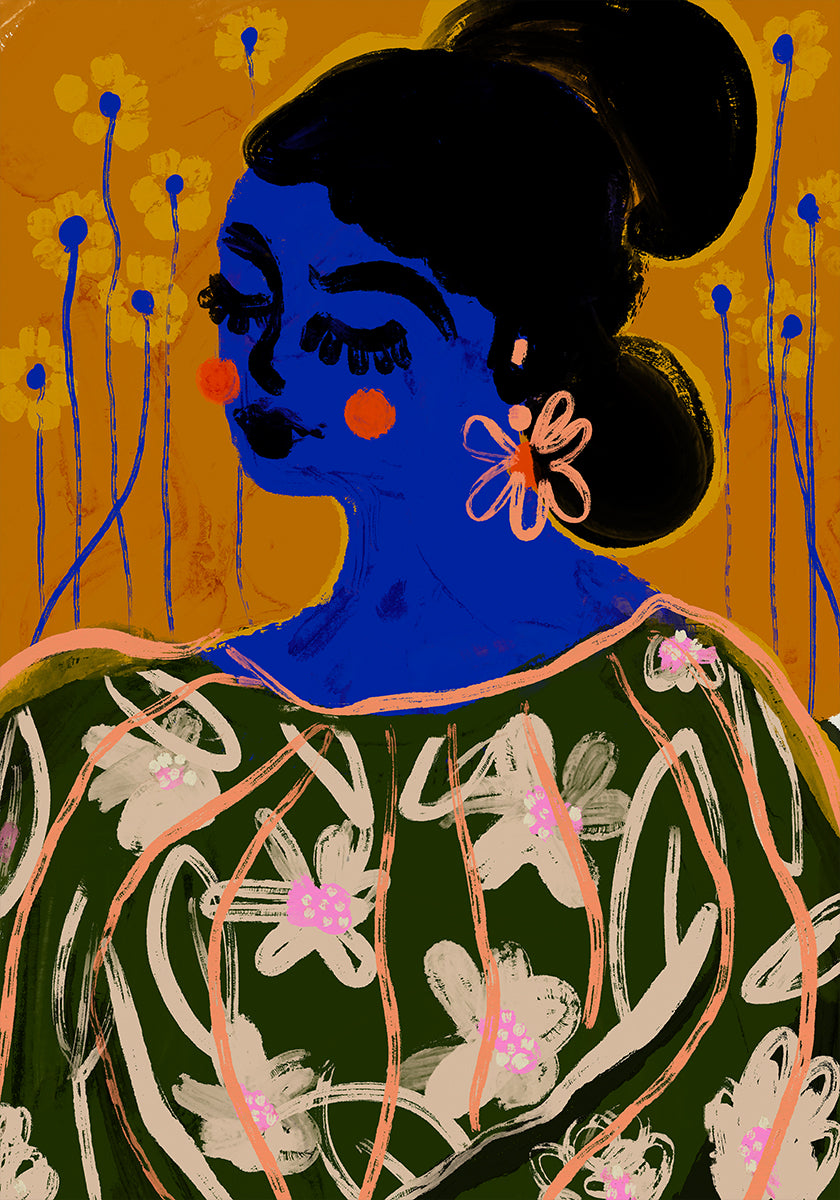 Blue Blossom Muse - Posterbox