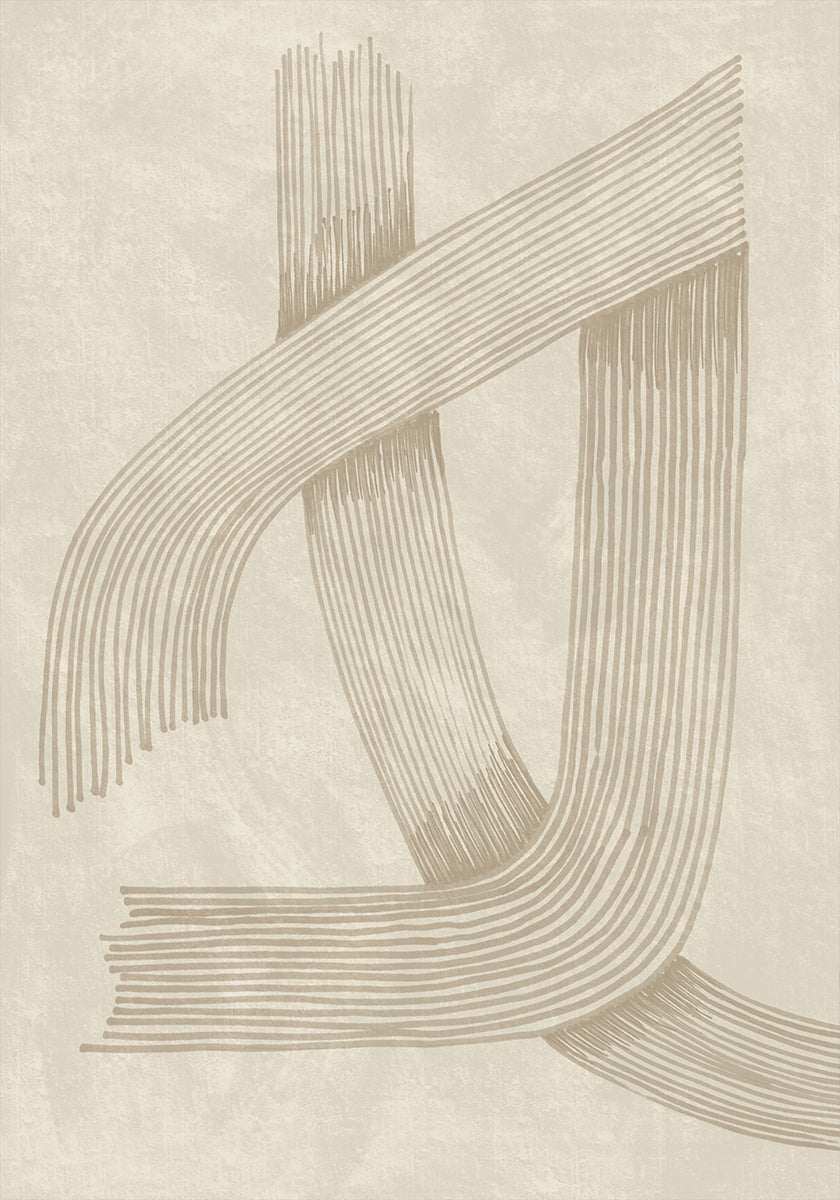 Abstract Sophisticated Line 01 Plakat - Posterbox